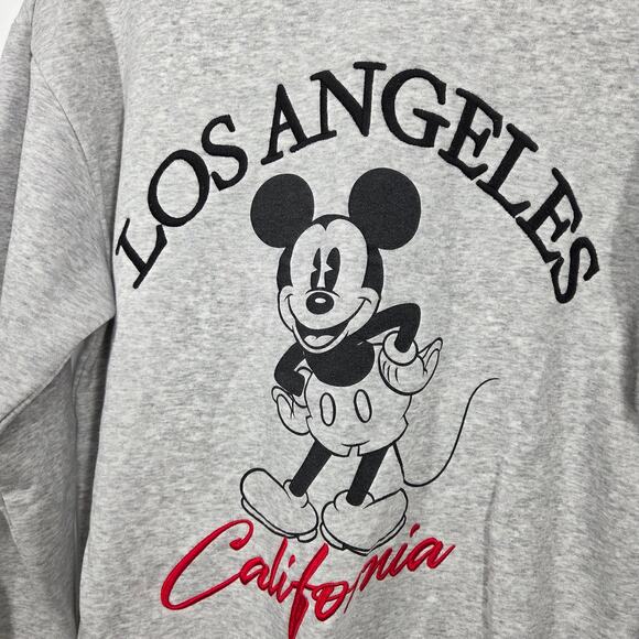 Disney Womens Size Medium Sweatshirt Mickey Mouse Destination Los Angeles - Picture 2 of 7